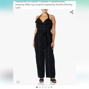 New corduroy wide leg jumpsuit size 5x. From making the cut season 3 episode 4